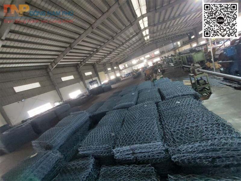 Xưởng sản xuất rọ đá và cung cấp rọ đá đến chân công trình dưới dạng bó gọn gàng