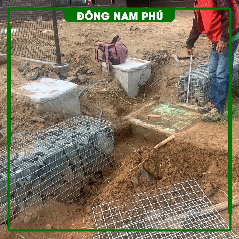 Thi công rọ đá KDC An Thạnh Long An ảnh 10