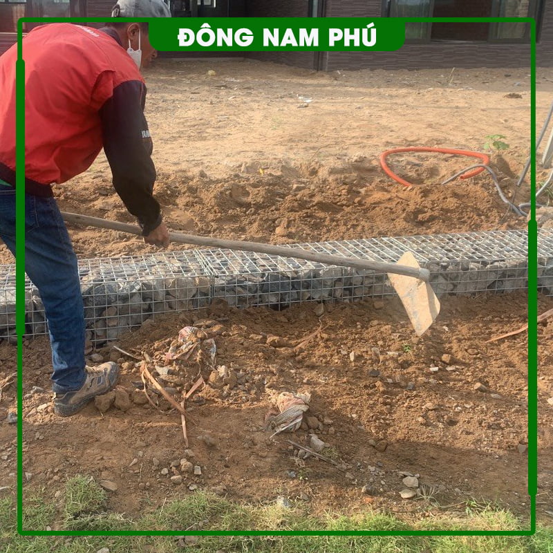Thi công rọ đá KDC An Thạnh Long An ảnh 12