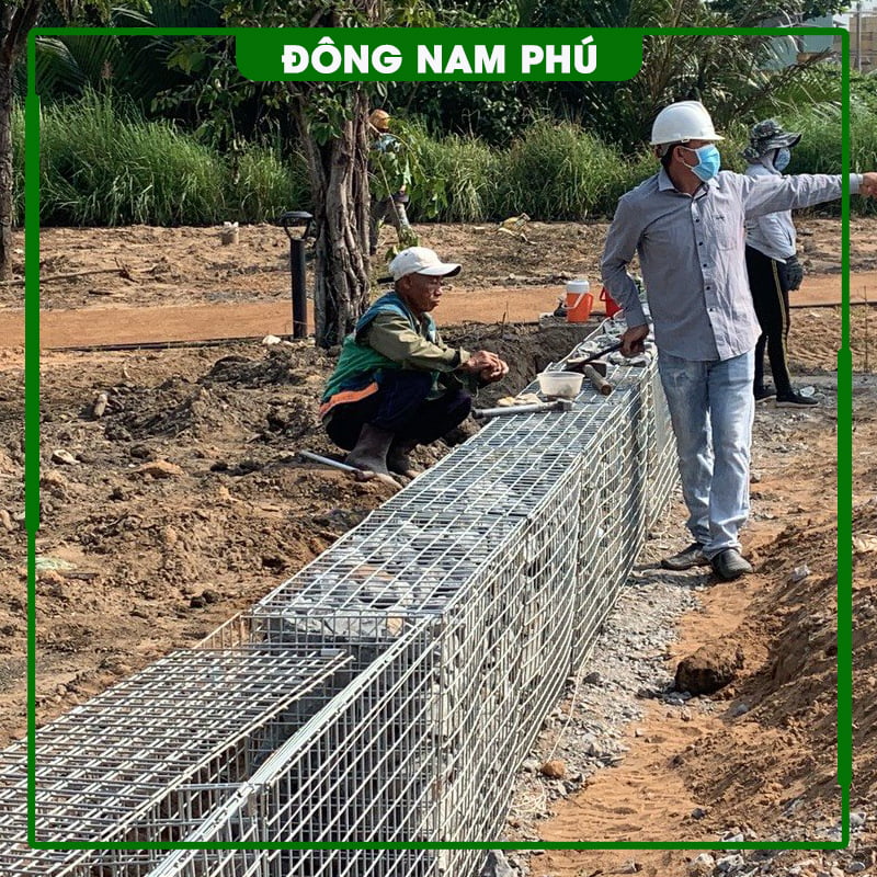 Thi công rọ đá KDC An Thạnh Long An ảnh 13