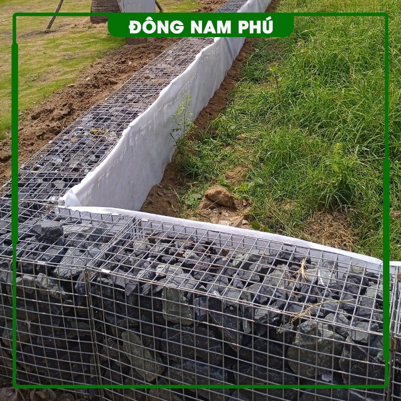 Thi công rọ đá KDC An Thạnh Long An ảnh 14