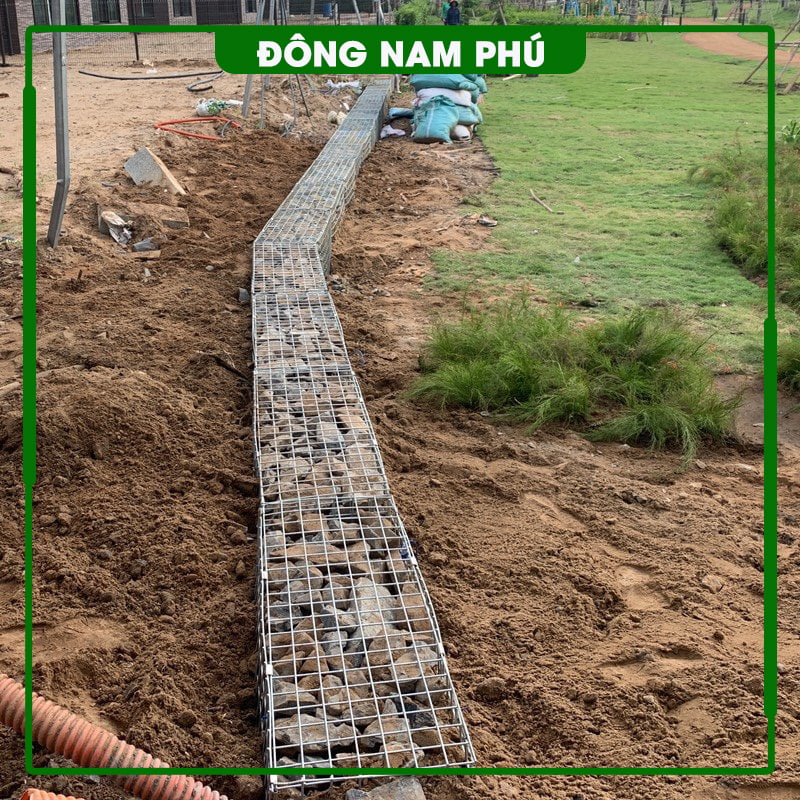Thi công rọ đá KDC An Thạnh Long An ảnh 5