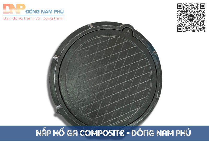 Nắp hố ga Composite 900×900 khung dương