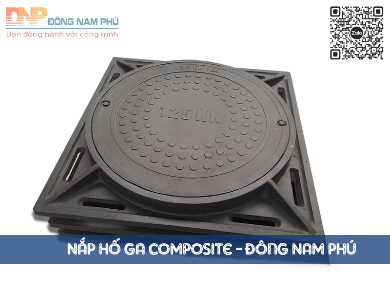 Nắp hố ga 850×850 nắp D700 bằng composite