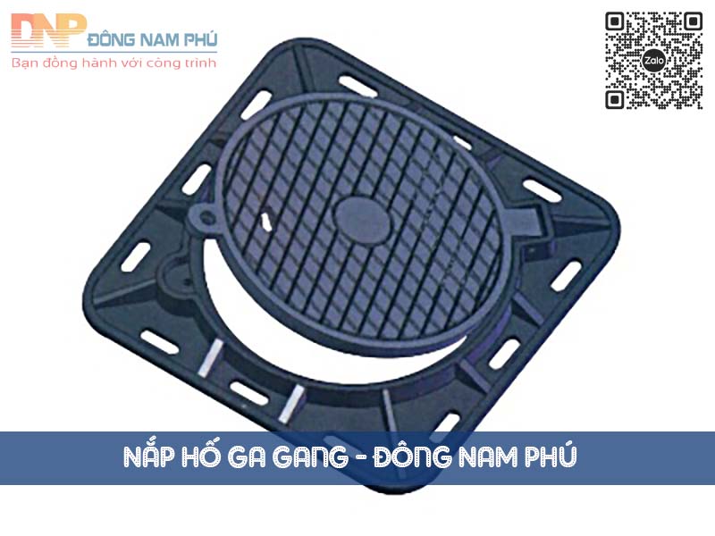 Nắp hố ga thân vuông có bản lề