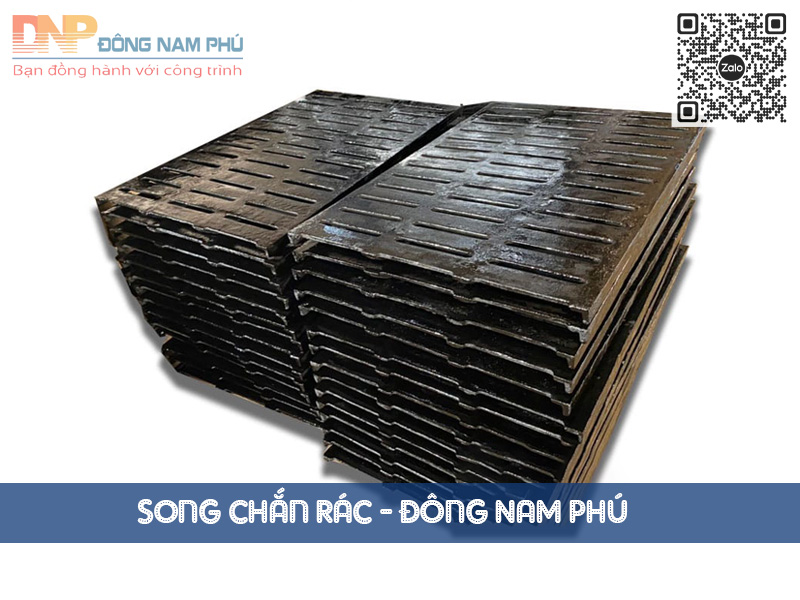 Song chắn rác gang cầu có đầu chờ
