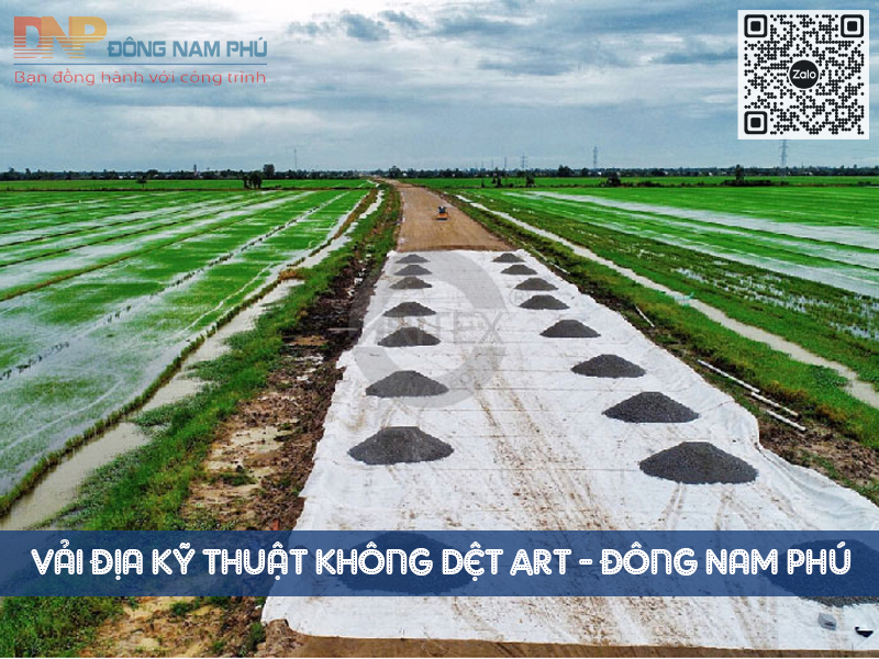 Thi công vải địa kỹ thuật không dệt ART