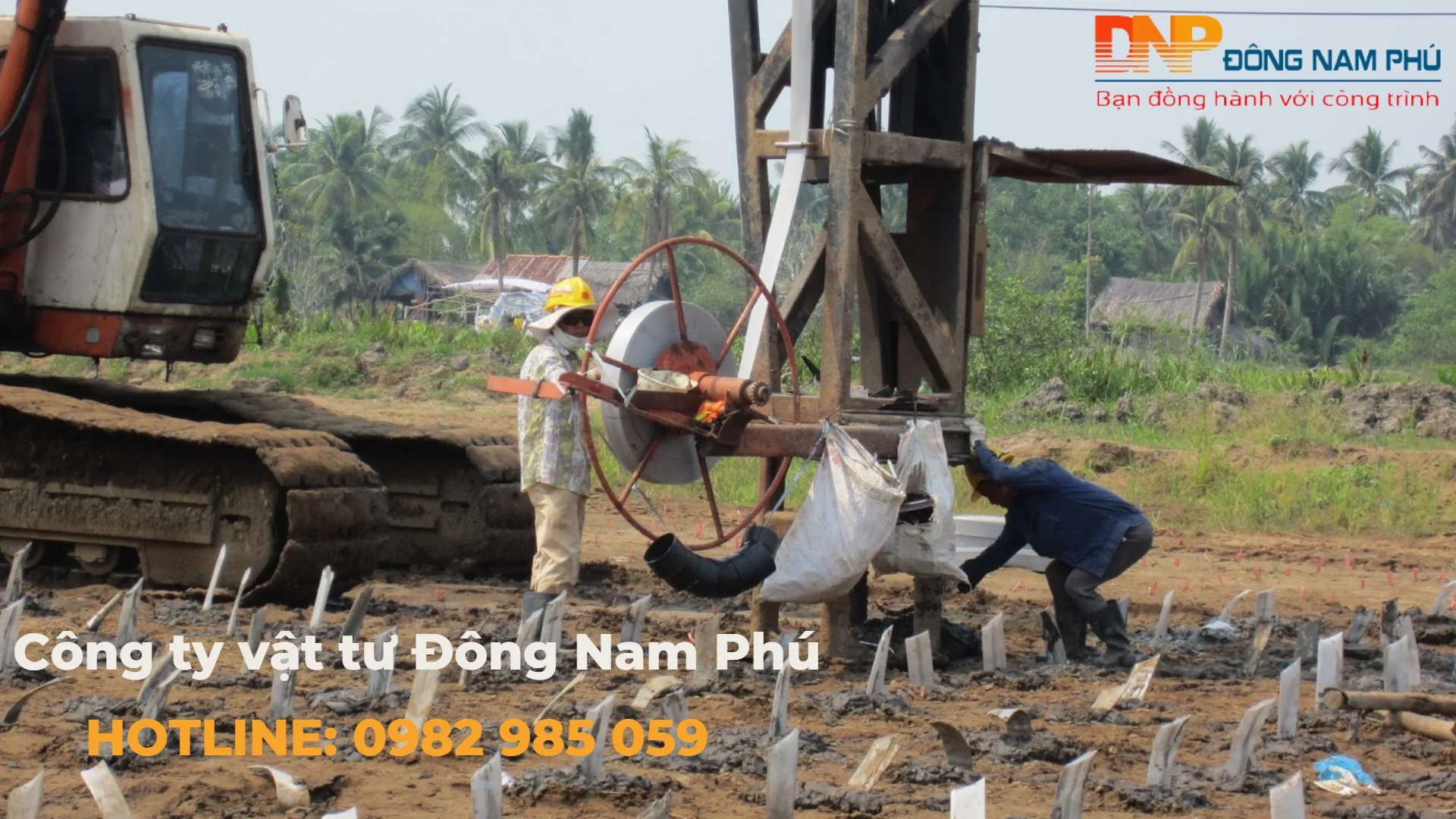 Sử dụng bấc thấm gia cố nền đất yếu