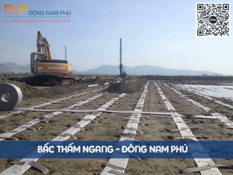 Thi công Bấc thấm ngang (PHD) RID 200