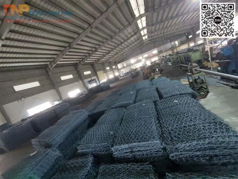 Xưởng sản xuất rọ đá và cung cấp rọ đá đến chân công trình dưới dạng bó gọn gàng