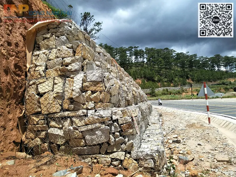 Xác định kích thước rọ đá